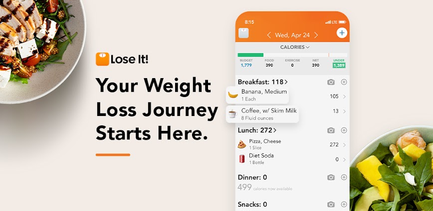 Calorie Counter by Lose It! v17.1.201 MOD APK [Subscribed Unlocked]