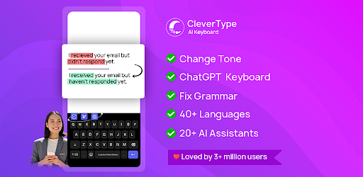 CleverType AI Keyboard MOD APK (Premium Unlocked)